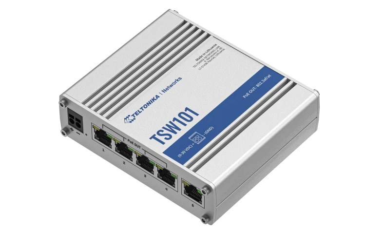 TSW101 Automotive PoE+ Switch 1