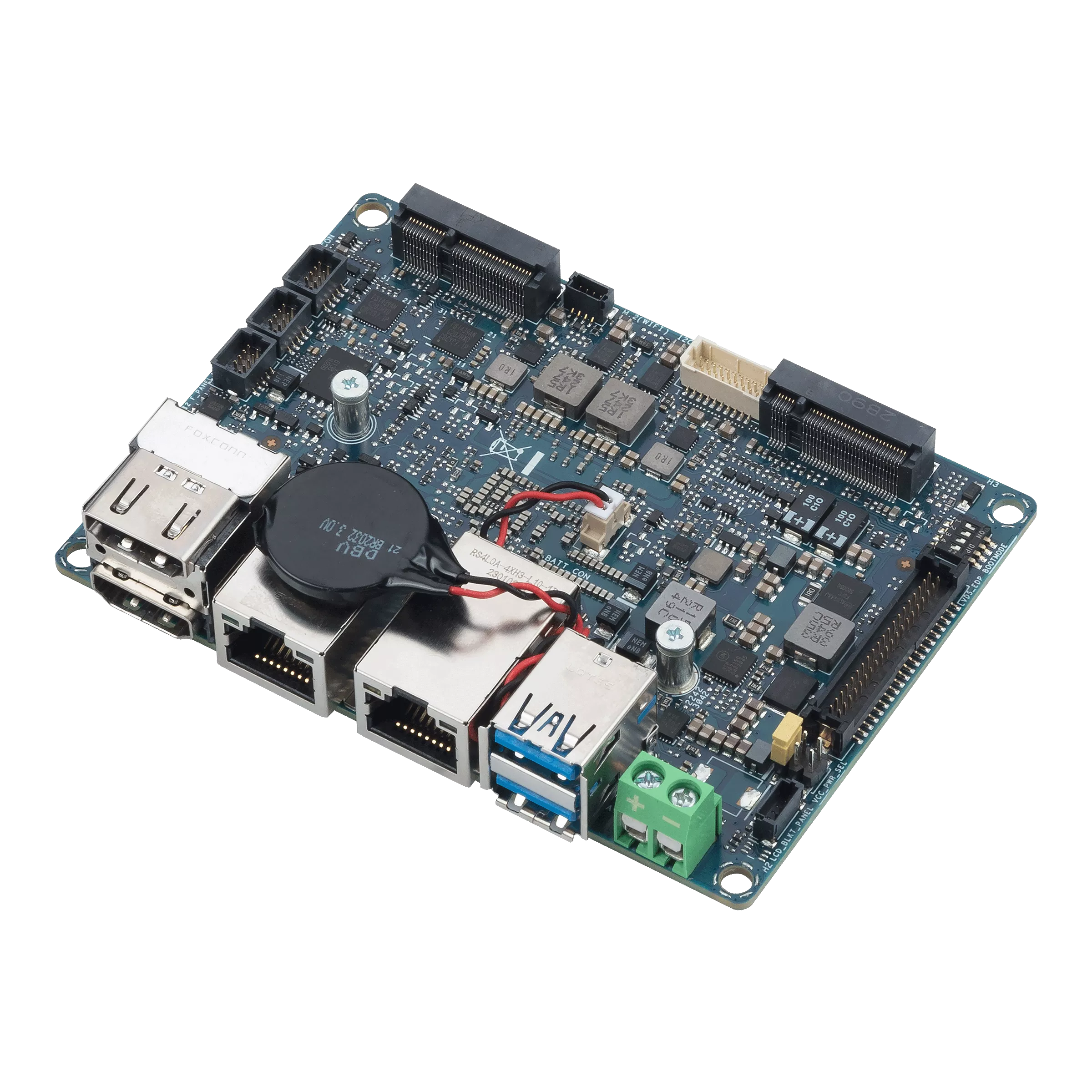 2.5" Pico-ITX™ ASUS IoT Elkhart Lake SBC Schrägansicht