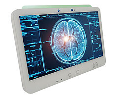 MED-Line mit grüner LED Warnleuchte