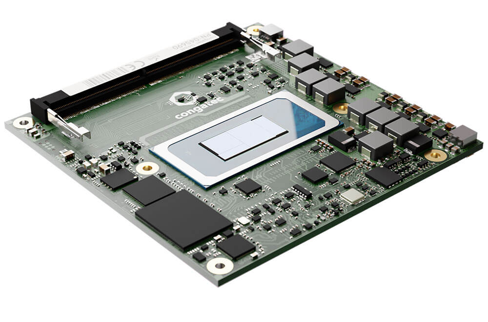 conga-TC700 COM Express® Compact | Meteor Lake Seitenansicht