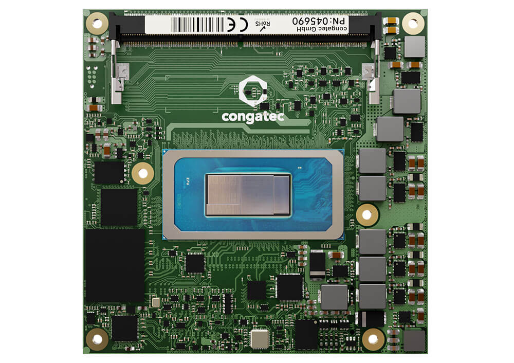 conga-TC700 COM Express® Compact | Meteor Lake Vorderansicht
