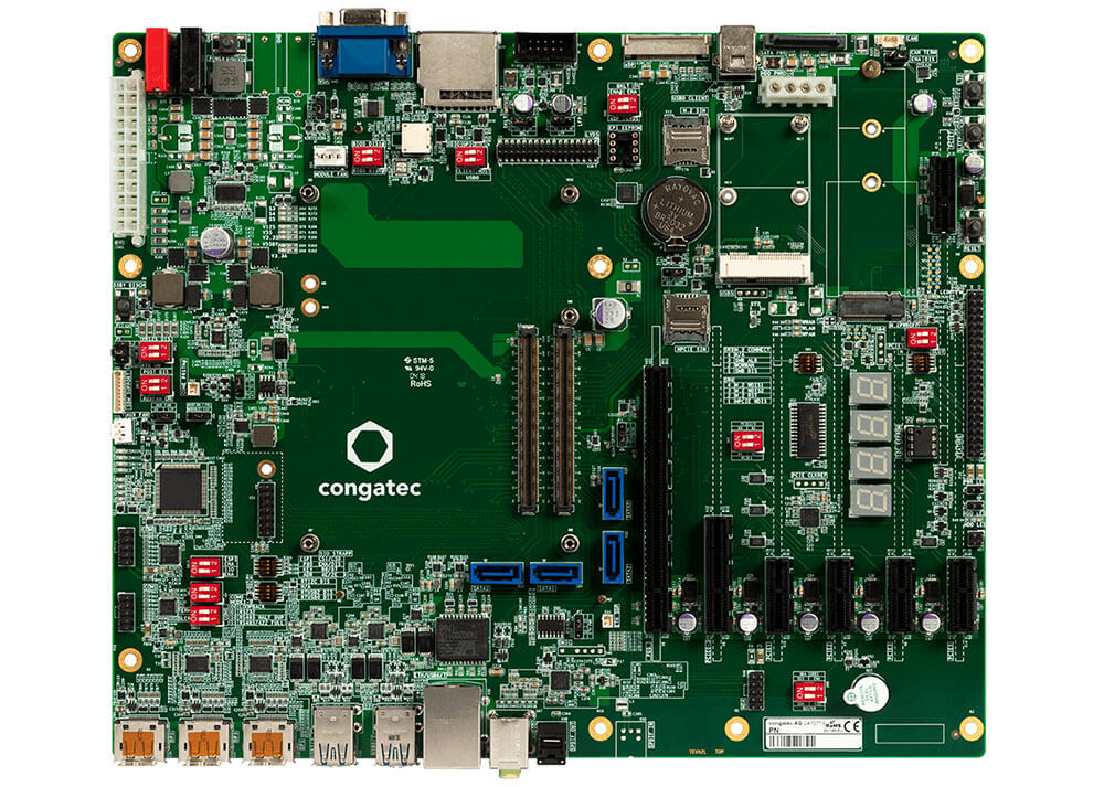 conga-TEVAL2 Evaluation Carrier Board für COMe Typ 6 Module Rev.3.0