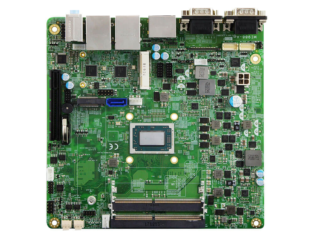 iBASE MI988 Mini-ITX mit Ryzen® R/V1000