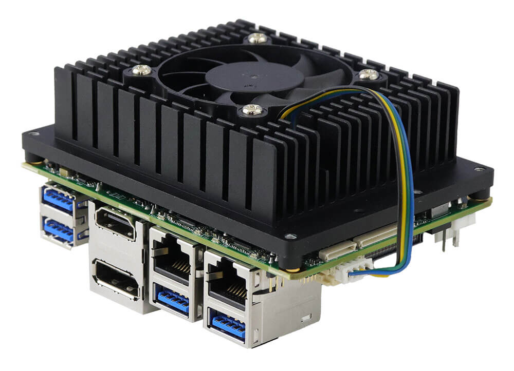 PI800 iBASE SBC seitlich mit Lüfter