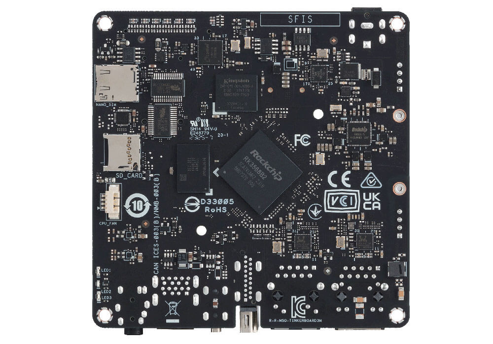 ASUS Tinker Board 3N Rückansicht