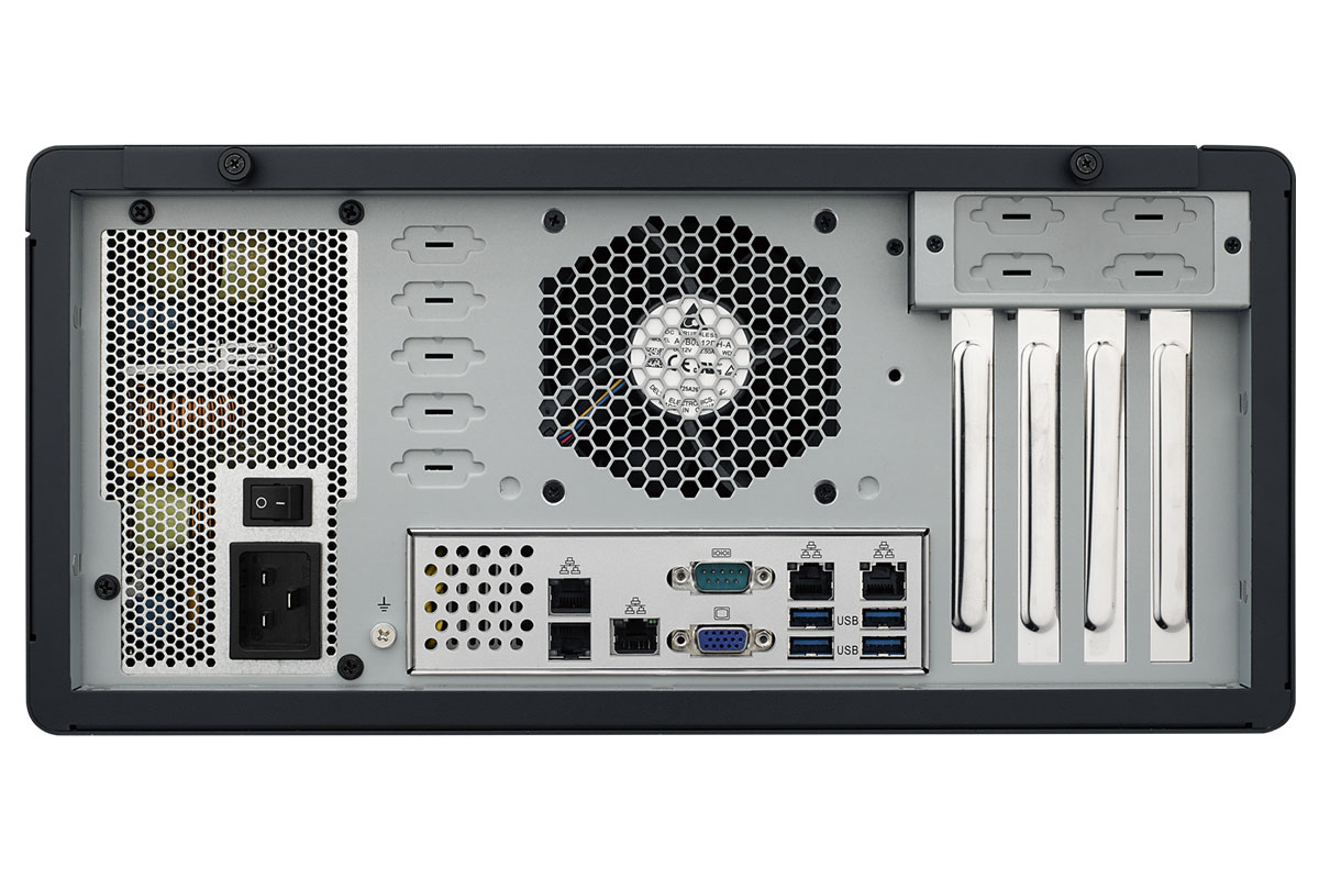 AIR-520 Advantech Edge AI System Rückansicht
