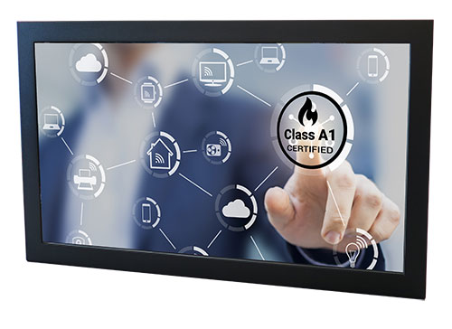 Brandschutz Monitor mit Touch