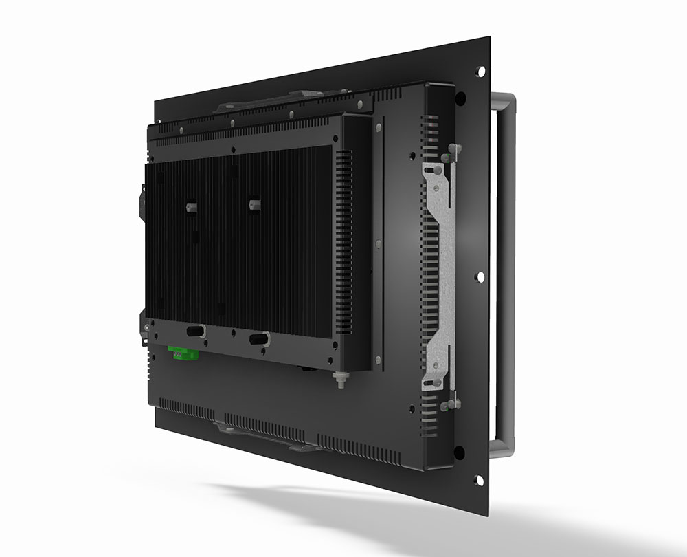 POS-Line 17,3" Rack Monitor Rückansicht