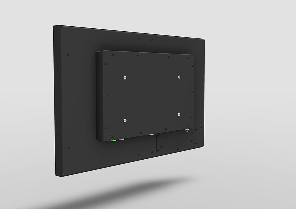 POS-Line 21.5 IQ Celeron Monitor Front Rahmen Rückseite