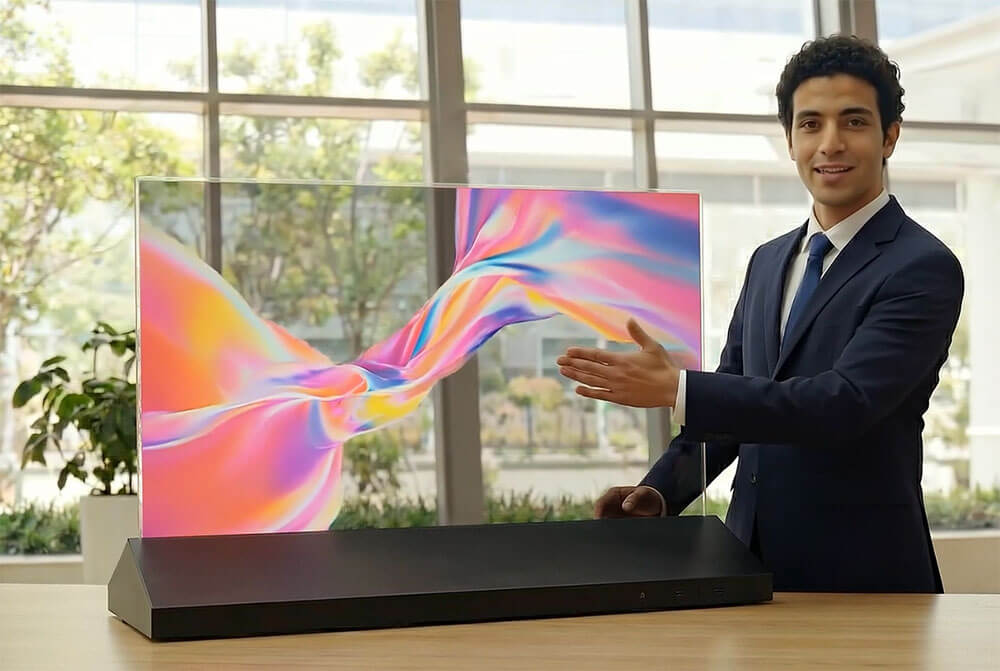 Transparentes OLED Display