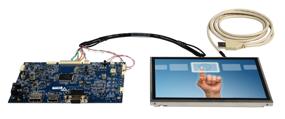 Kyocera TFT Display TCG070WVLRxPCx-GDx118 Kit mit PrismaMEDIA-eco