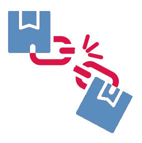 Risks for the Supply Chainen für die Lieferkette